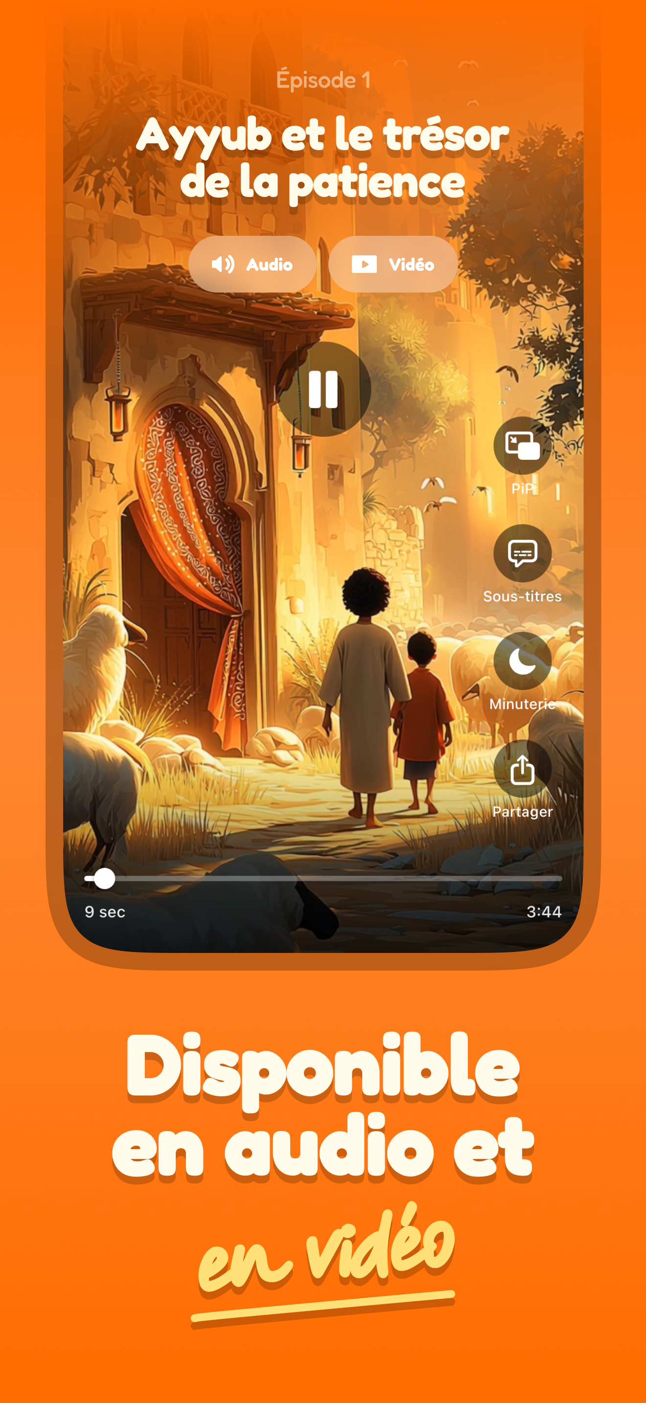 Disponible en audio et en vidéo